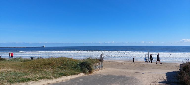 South Beach by Blyth Battery, behind and to the left