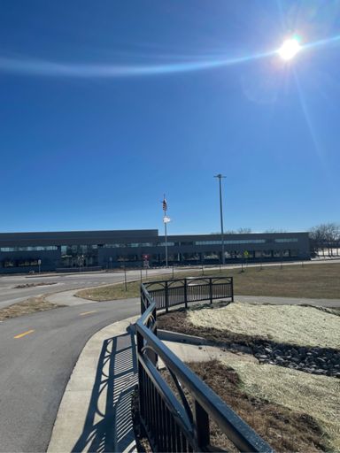 Never good seeing that little of the flags