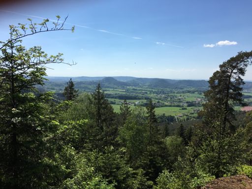 Vue sur mirador à Bruyères