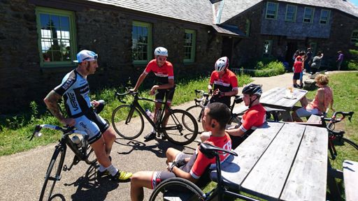 Adam imparts his mighty wisdom to the team