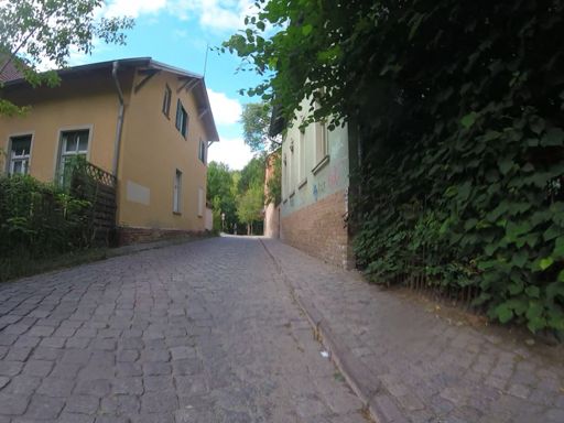 Durch diese hohle Gasse wird er fahren:-)