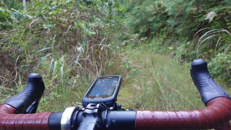 う～ん、この先は地図によると行き止まりのようなので、ここでUターン。