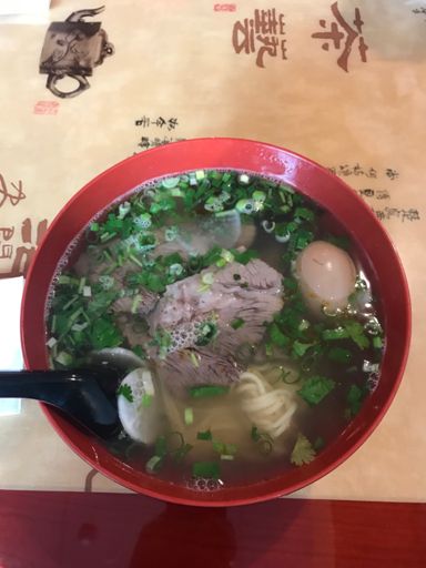 Tiantian noodle after run👍