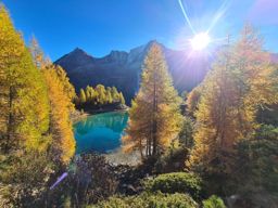 Pointe de Vouasson par le lac bleu et le glacier. Retour par le mont de l’étoile