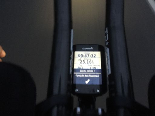 Avertissement inquiétant au retour