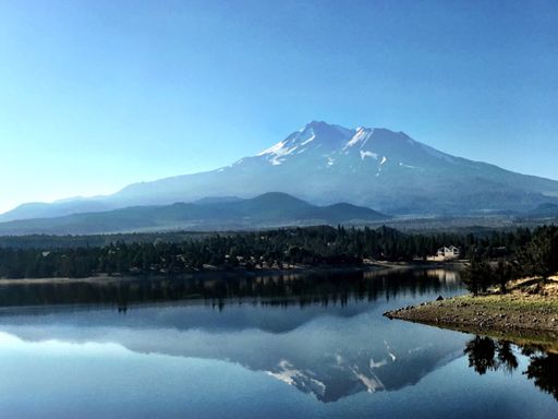 Lake Shastina in the morning's light