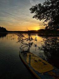 Stand-up paddle en soirée