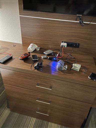 Charging all the things. I think this map be a duplicate, because I typed up this caption already.