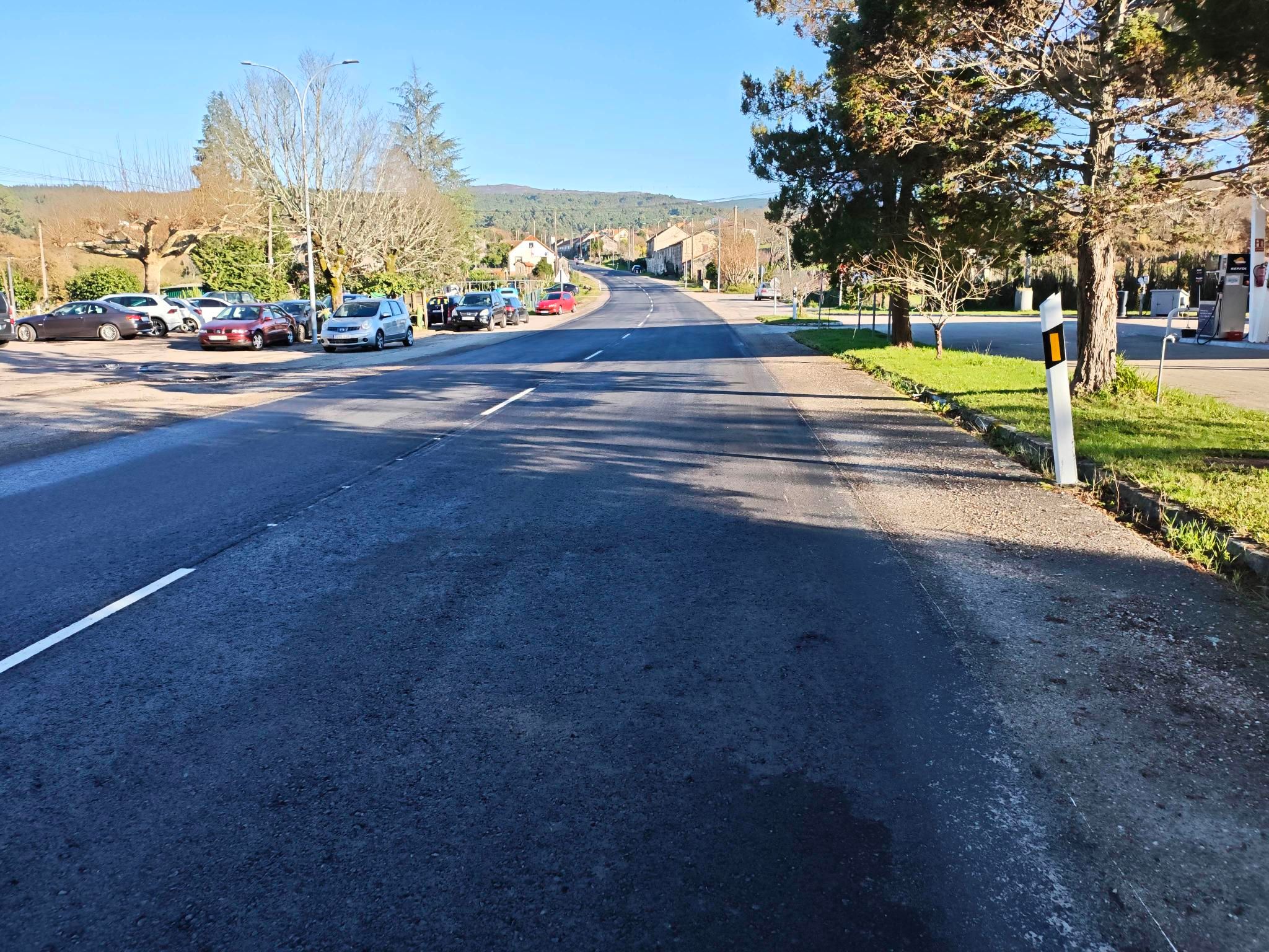 Parece que pouco a pouco van reacondicionando a N-120 no seu paso pola bisbarra. A ver cando chega a Porriño 😩