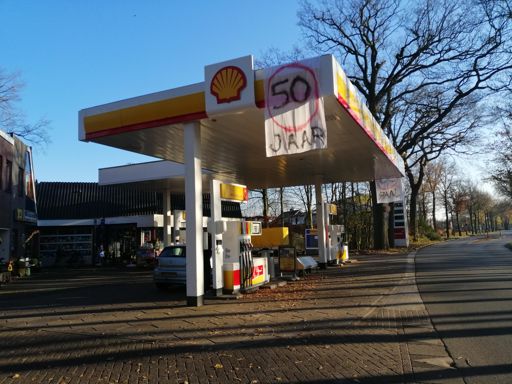 Koffie getankt in Zuidlaren.