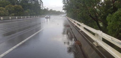 Sketchy going through that. Up to the bottom bracket.