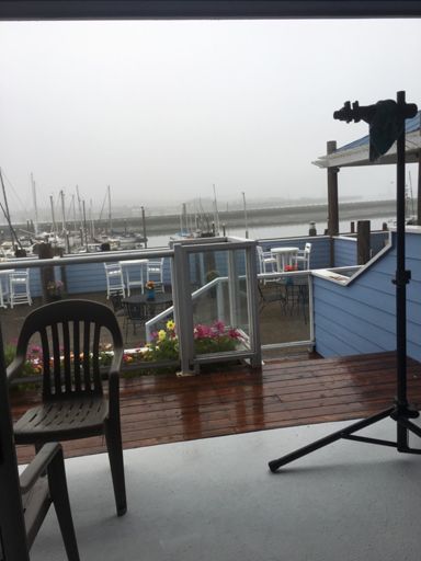 Cold and drizzly day