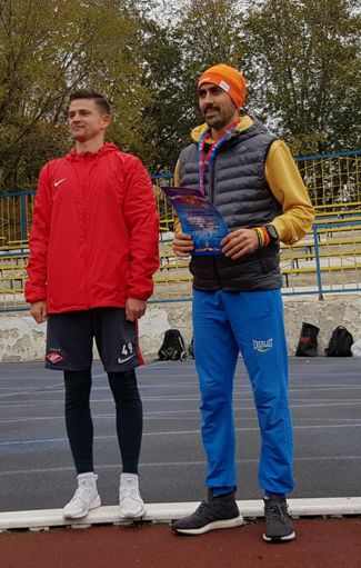 Награждён за 1-е место в категории 30-39лет