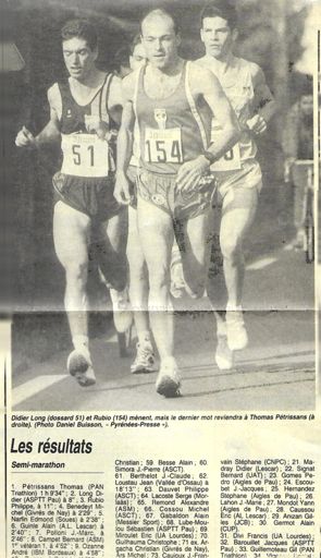 Il y a 30 ans mon PR sur semi !