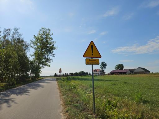 Zanklewo, groźny znak w tych rejonach