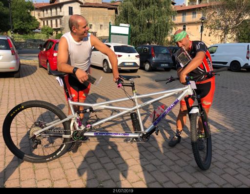 Grandi Andrea e Save con il tandem full  💪💪👍