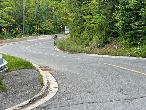 Joe Beg at the hairpin