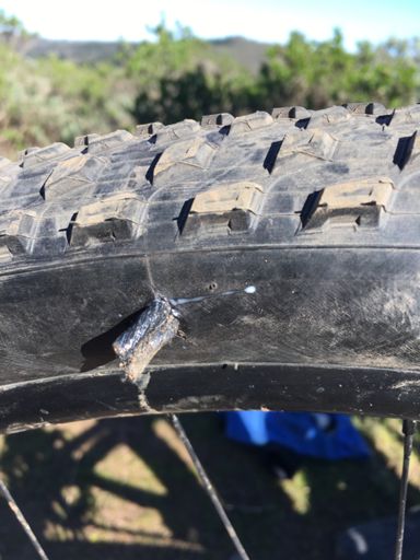 Jonathan’s S-works sidewall. Of course he did KOM all the segments