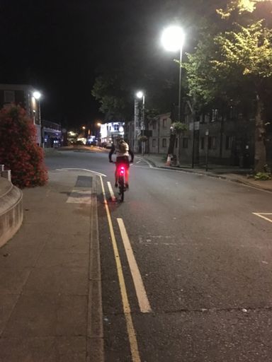 And I am off into the dark 12:08 Saturday morning