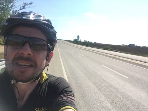 Very fast roads. 3 carriage ways so I have one to myself. Lovely.