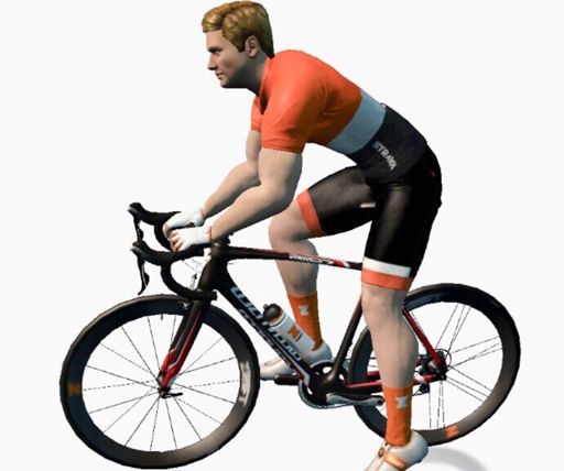 My Zwift dude is WAY more buff than me 😂