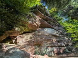 Descente en rappel avec Raphaël