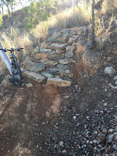 Down ramp to launch pad