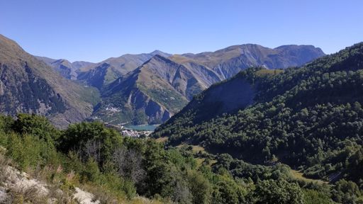 lac du Chambon depuis les Deux Alpes