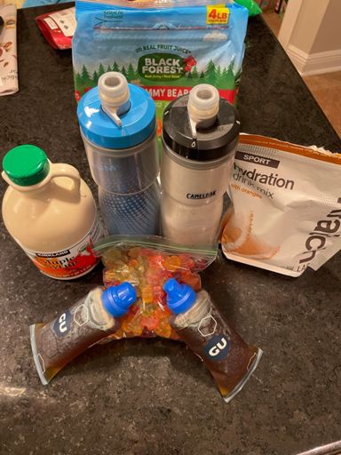 What 750g of carbs looks like. Ate everything. 😋 🤢