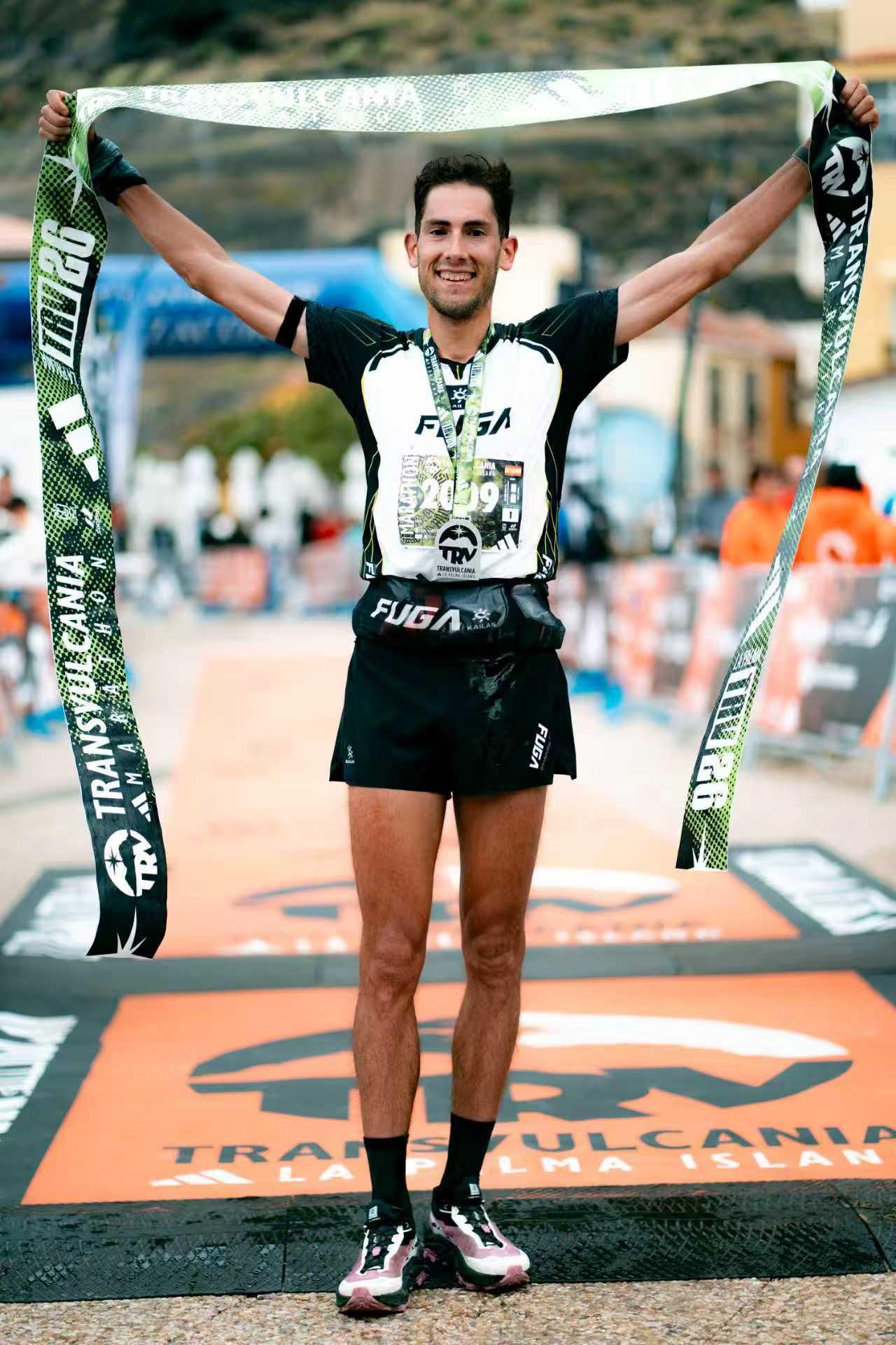 Fran, winner of the Transvulcania Marathon 2026.