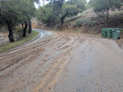 The roads were kinda sketchy today.