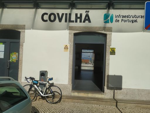 Estação Ferroviária da Covilhã aos 112Kms.