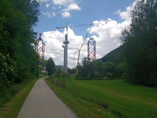 S21 filstal ICE Brücke im Bau