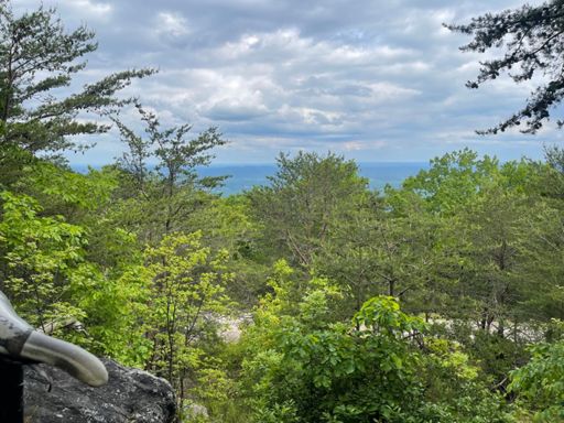 I just came from that way (looking towards Georgia)