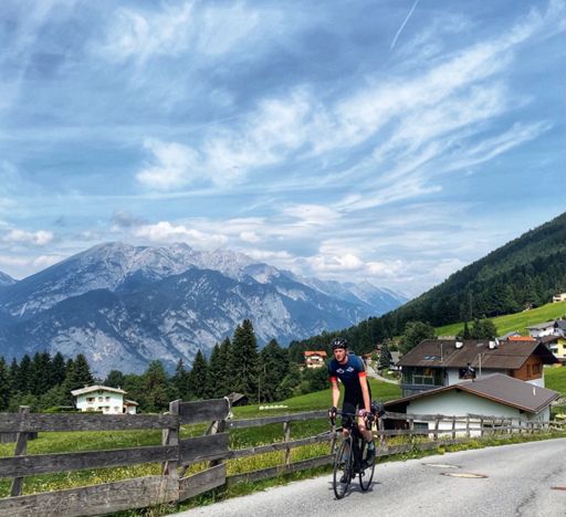 Mandlscharte op achtergrond