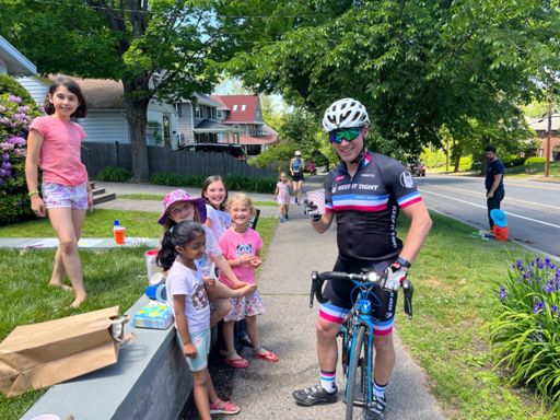 Best lemonade stand ever - half-way up Park Ave hill!