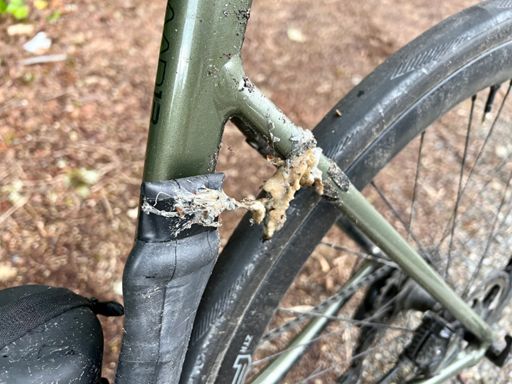 What.is.THAT?? I have no idea… on my wheel too. I’m going with bear snot 🤷‍♂️