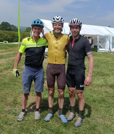 The podium.  James Davies, James Martin, Me!