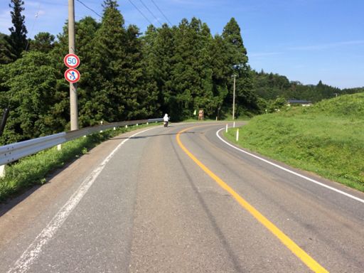 オバちゃんバイクを追い越して終了。