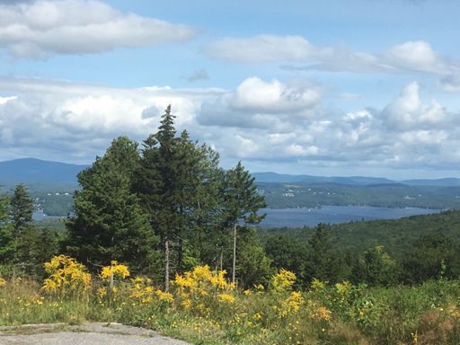 Lake Sunapee from the top of Rollins.