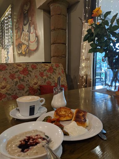 Breakfast in the Cat House Hotel