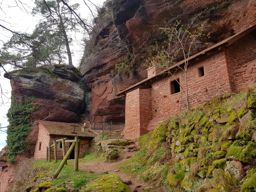 Falkenfels maisons troglodytes de Hellert