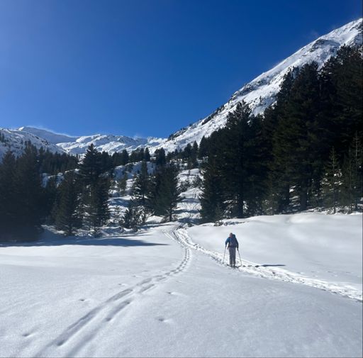 Ski tour with Kiwi Mark to Vihren Hut, Bansko, Bulgaria