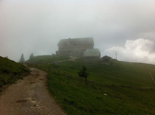 Die Hütte wär schon in Wolken