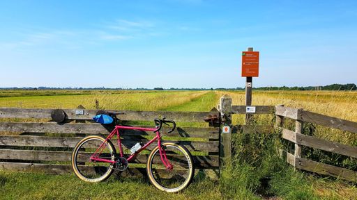 Zicht op het Bert Bospad