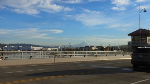 Mount Rainier from Sout Park Bridge