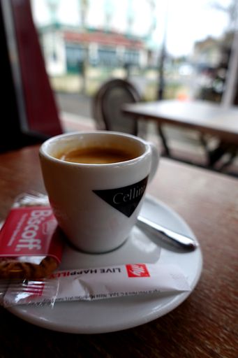 Premier café de l'année 2026, sur sortie à vélo