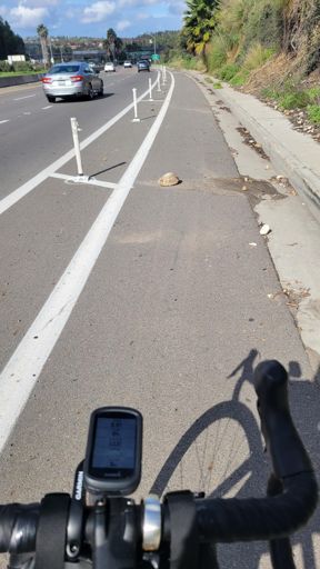 New rock. Same place.  No crash. 