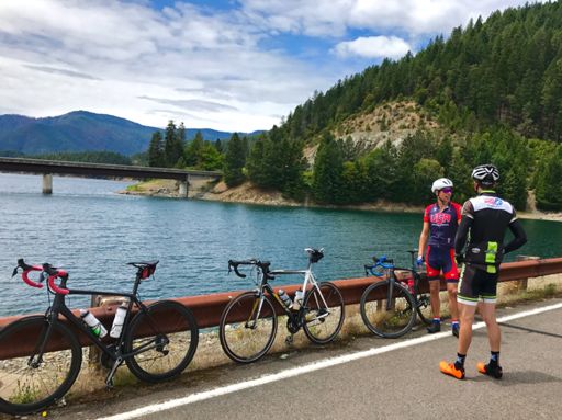 On the Applegate Dam!