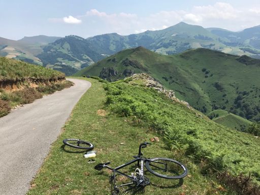 Il y a pire place pour changer un flat